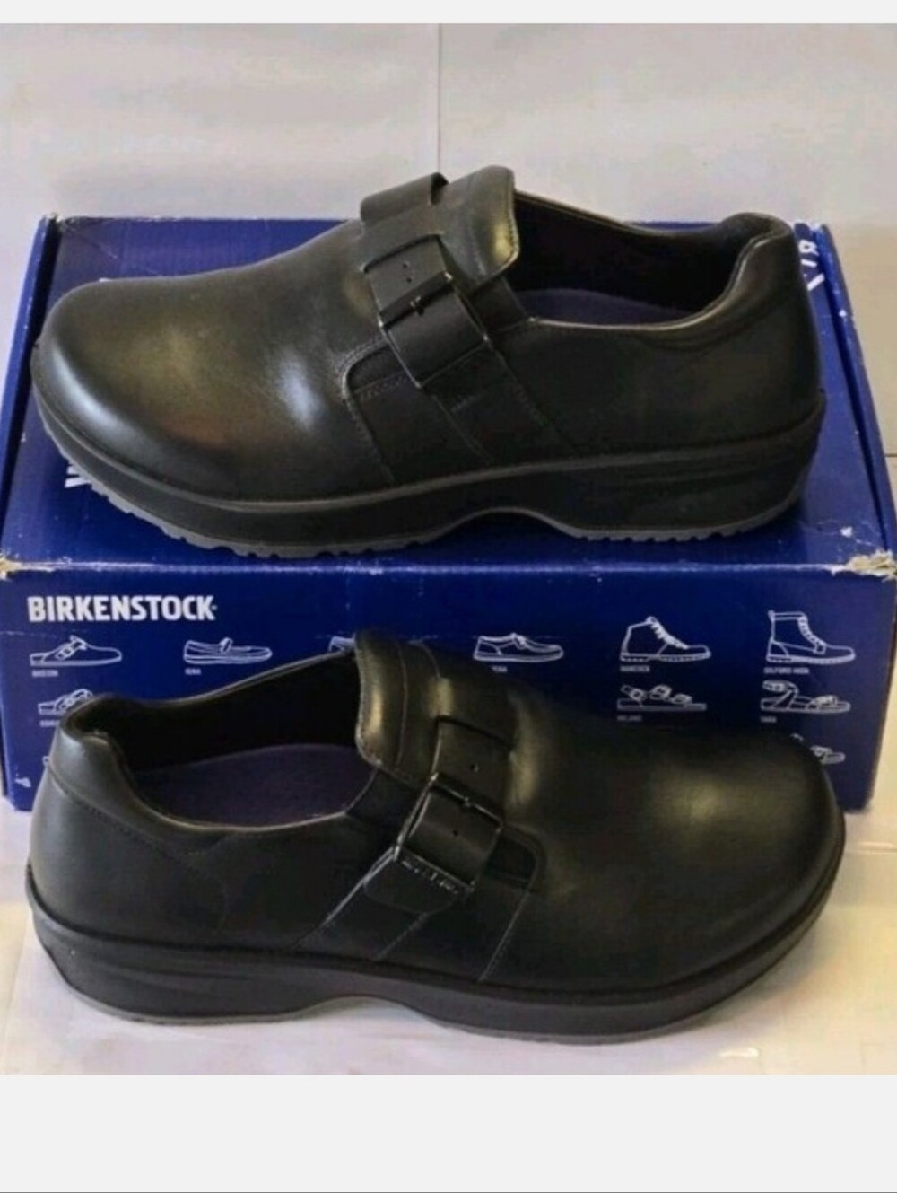 Birkenstock Caris Pro Black Leather Buckle Shoes EU 40 - W 9 M 7 Regular fit